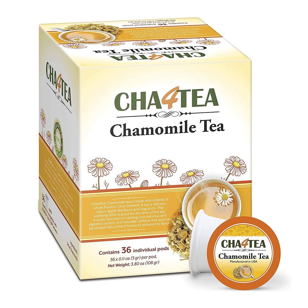 Cha4TEA 36-Count Chamomile Tea Smart Capsules K-Cup®