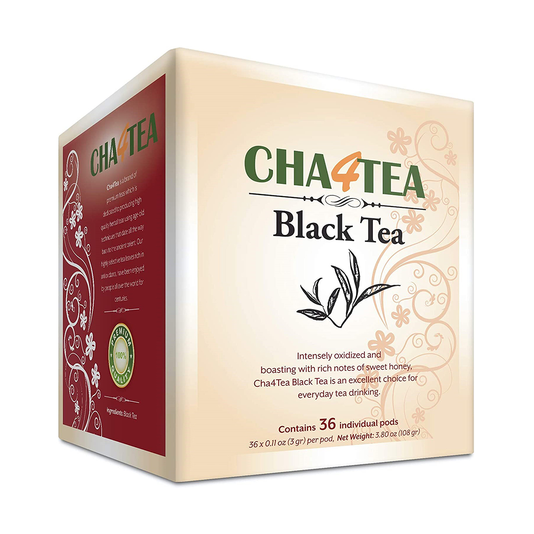 Cha4TEA 36-Count Black Tea Smart Capsules K-Cup®