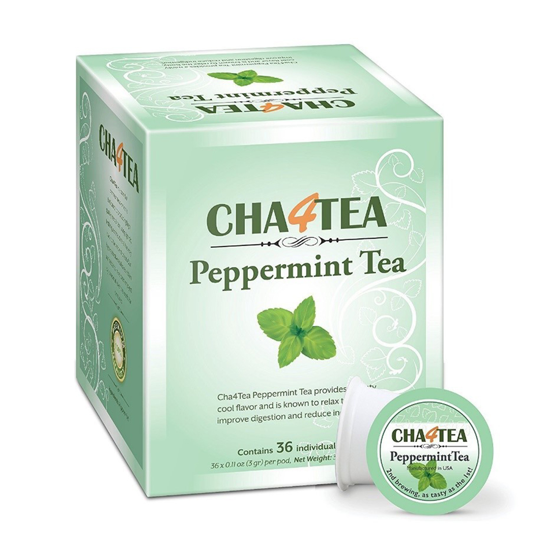Cha4TEA 36-Count Peppermint Tea Smart Capsules K-Cup®