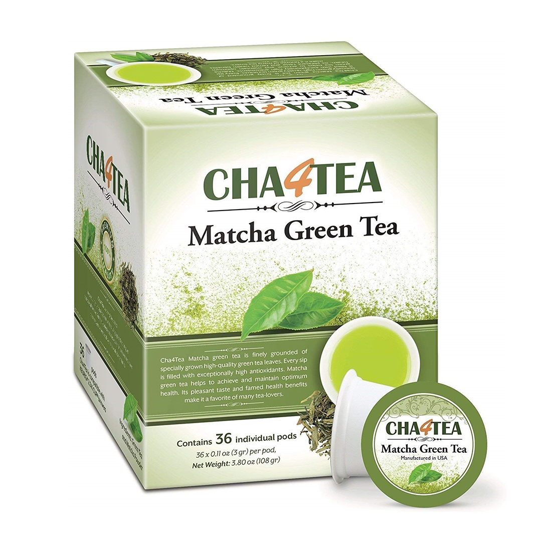 Cha4TEA 36-Count Matcha Green Tea Smart Capsules K-Cup®
